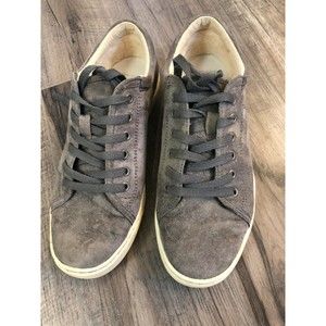 Women's UGG TOMI Pewter 1005484 Suede Leather Sneaker Shoes Size 8
